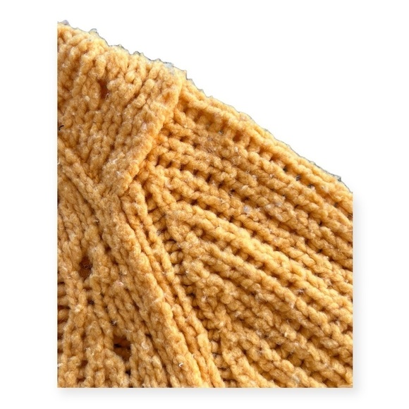 Rag & Bone New York sweater knit top yellow small merino wool - Picture 7 of 10